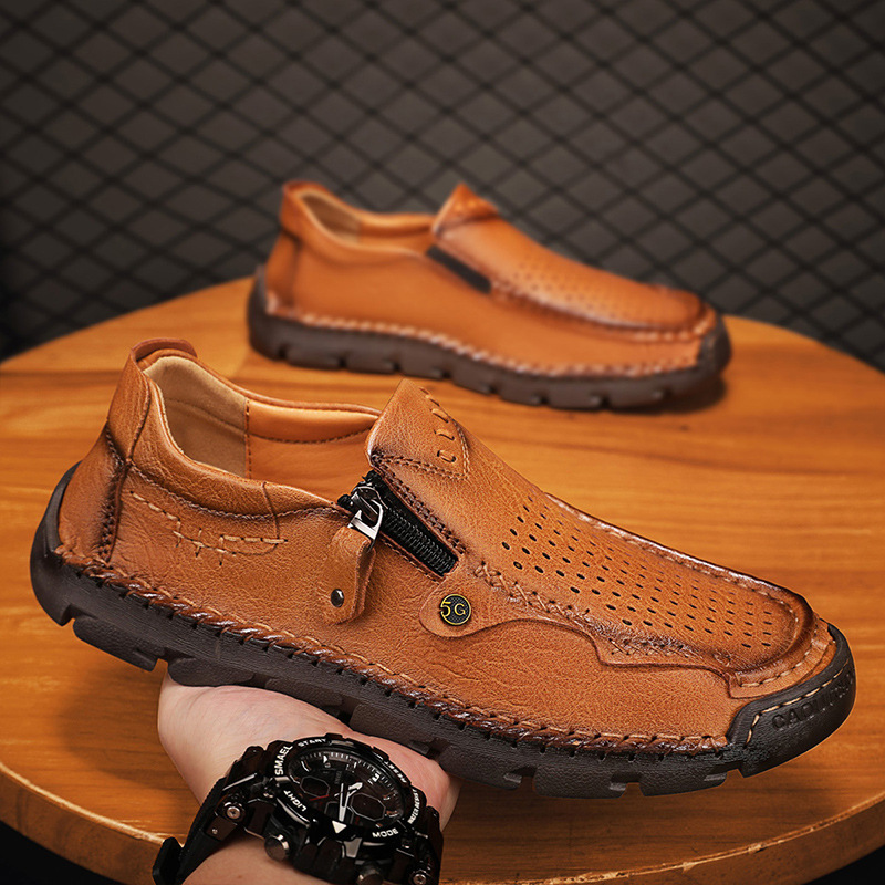 OrthoTrail™ Promotion - ⏰70% OFF🔥 Men Casual Leather Loafer Flat Soft Light Shoes