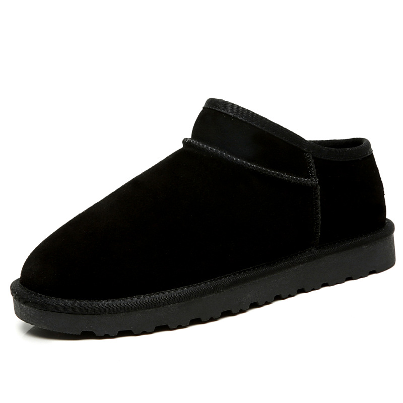 Unisex Winter Warm Plus Velvet Non-slip Waterproof Snow Boots Cotton Shoes
