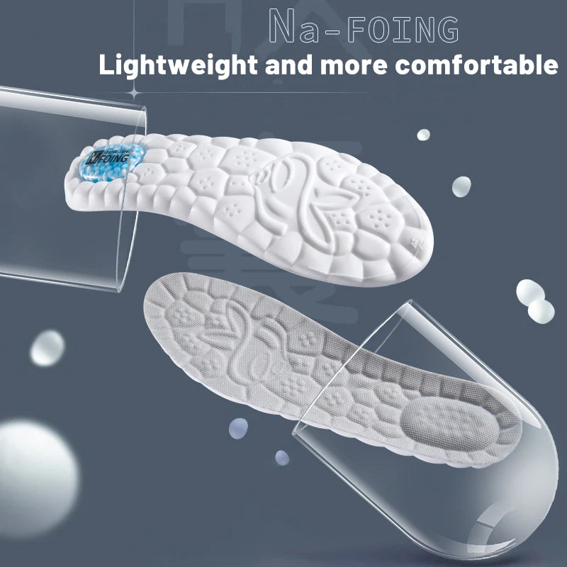 Sport Insoles, Shock Absorption Deodorant Breathable Cushion Running Insoles, Orthopedic Insoles