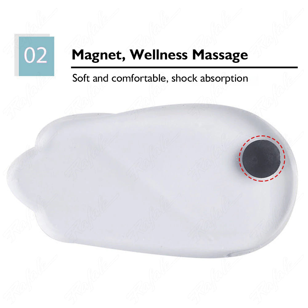 Magnets Silicon Orthopedic Insoles, O/X Type Legs Knee Varus Correction Heel Pads