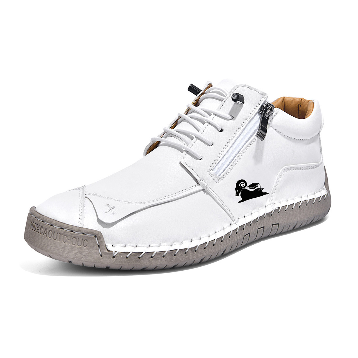Women's Orthopedic Casual Leather Boots - Arch Support, Waterproof, Pressure Relief for Everyday & Travel