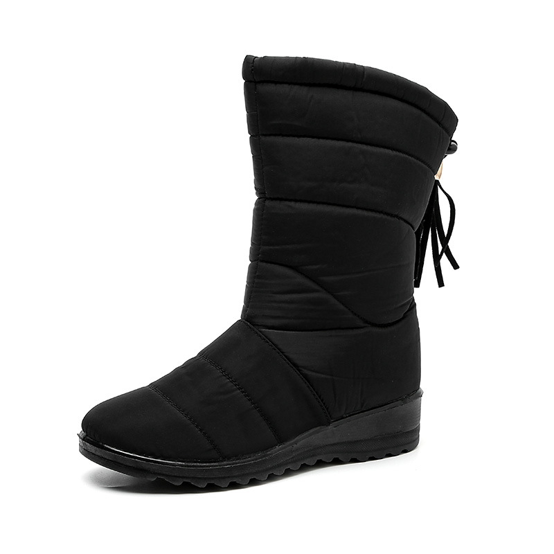 Women's Fringed Waterproof Snow Boots
