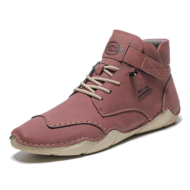 Last Day 70% OFF ⏱️🔥Men's Authentic Calfskin High-top Martin Boots