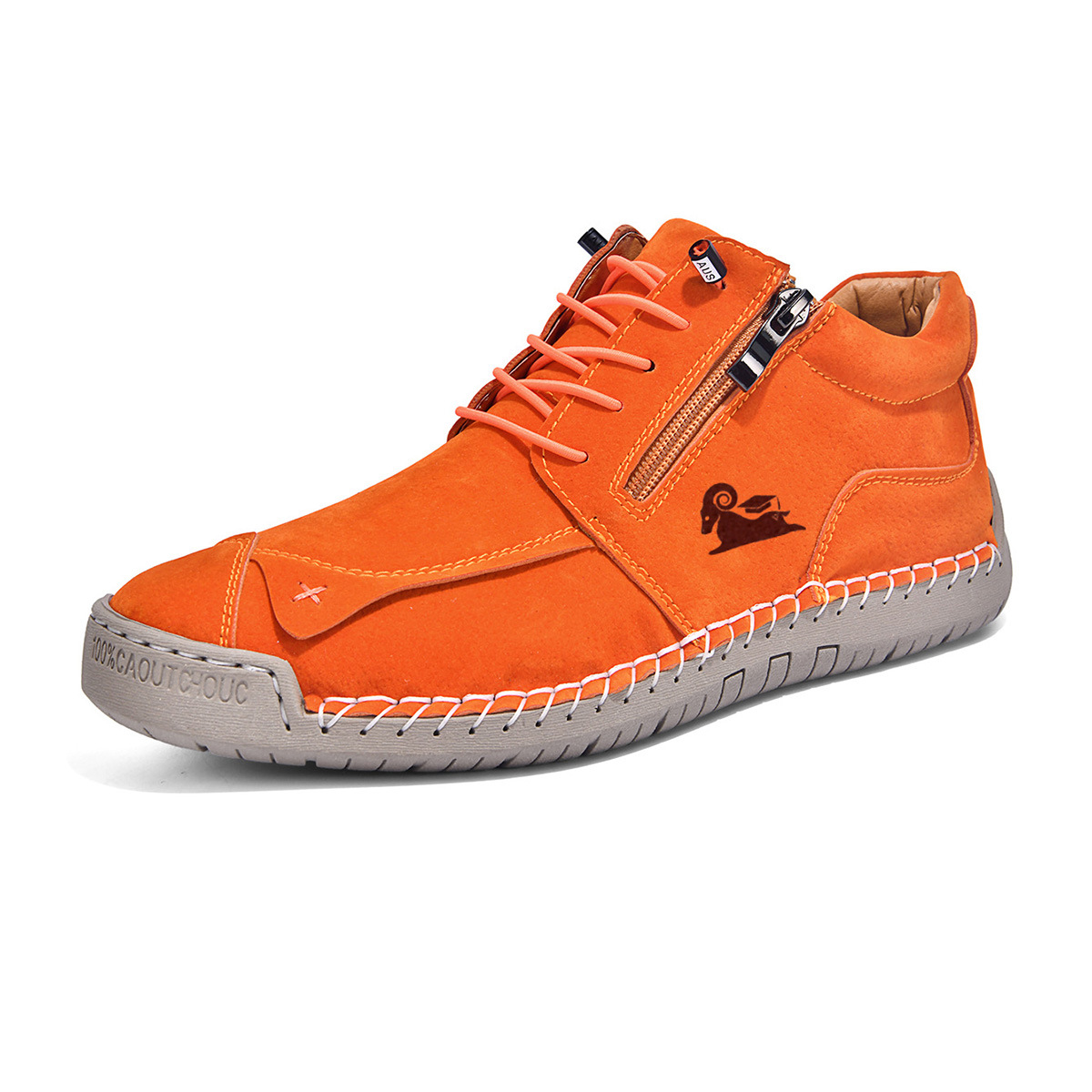Women's Orthopedic Casual Leather Boots - Arch Support, Waterproof, Pressure Relief for Everyday & Travel