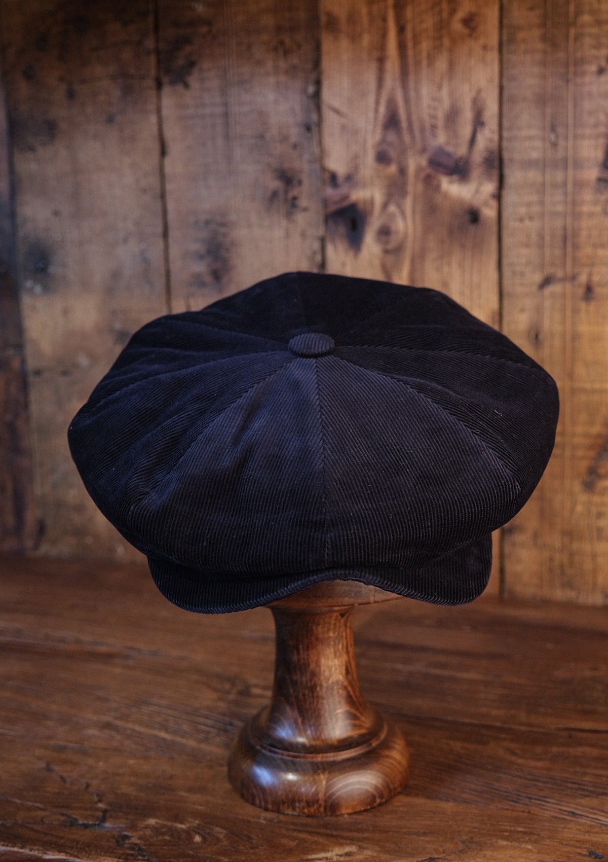 Stanton Baker Boy - (Wide Width) Navy Needlecord