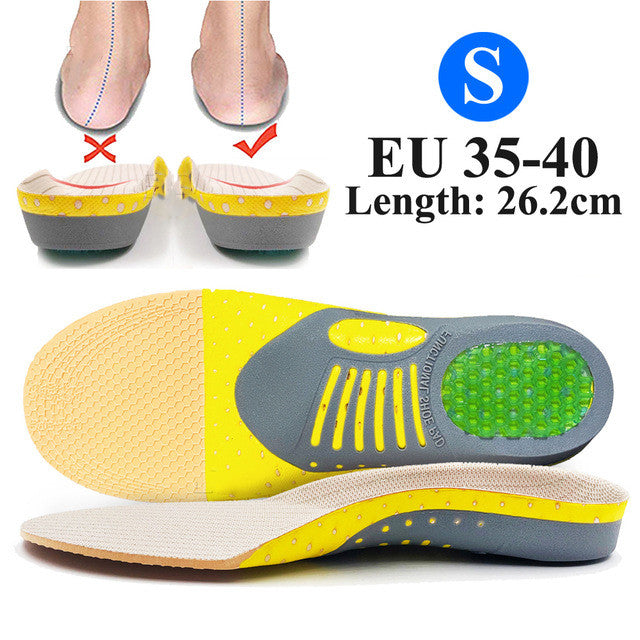 Orthopedic Insoles Orthotics Flat Foot Health Sole, Arch Support Pad For Plantar fasciitis Feet
