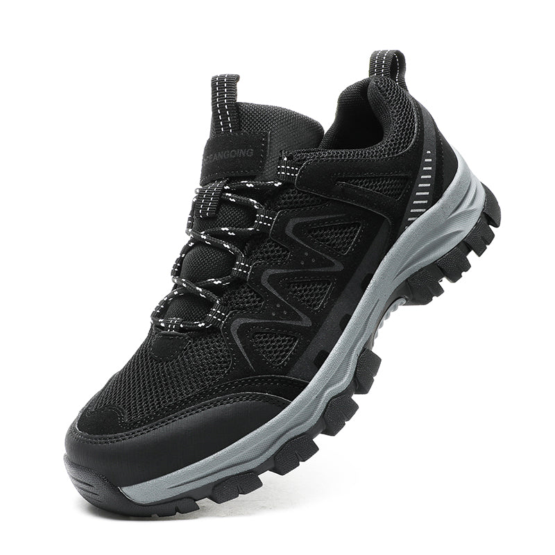 Men's Athletic Work Shoes – Arch Support, Wide Toe Box, Breathable, Lightweight, Non-Slip, Built for Hiking & Outdoor Use