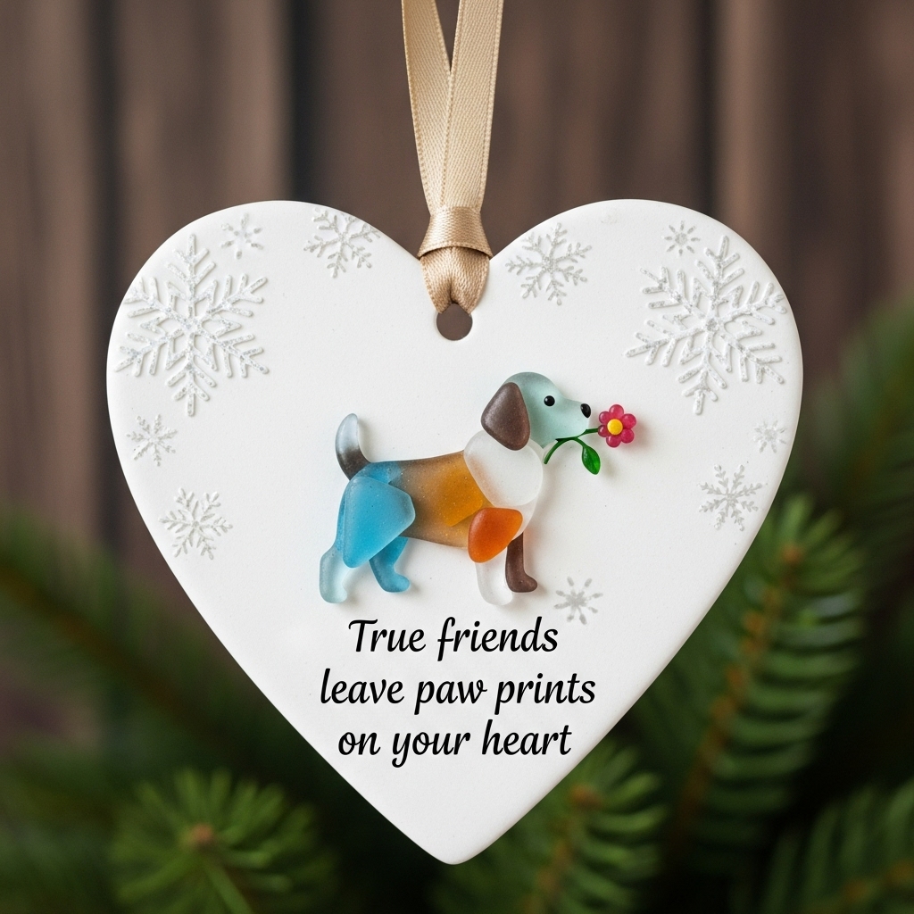💙🌊Friendship Heart Ornaments