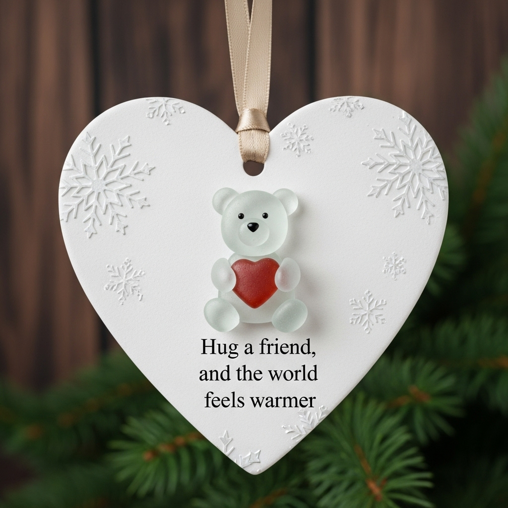 💙🌊Friendship Heart Ornaments