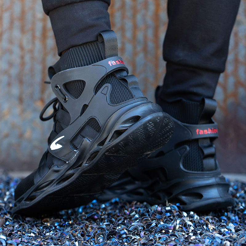 Work Safety Shoes, Lightweight Anti-smashing & Anti-puncture Protective Shoes