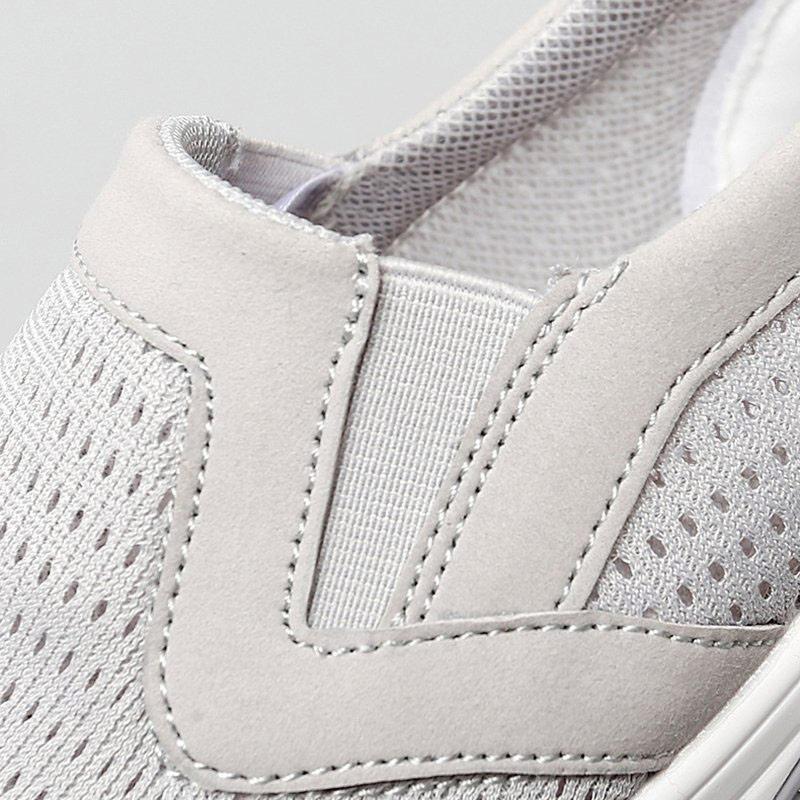 Women's Sporty Platform Fabric Daily Slip-On Walking Sneakers