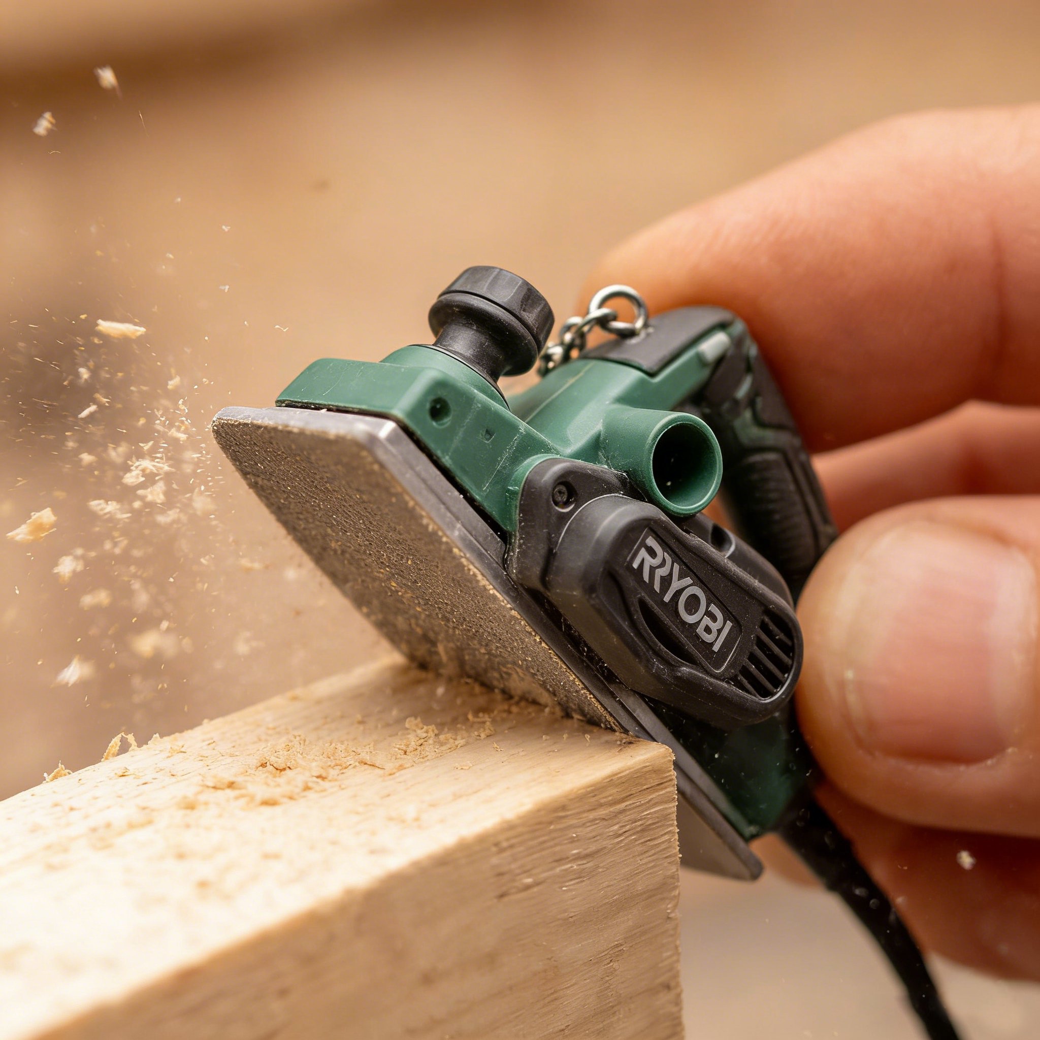 🔑 RYOBI Mini Sander Keychain – Detail Craftsmanship in Your Pocket