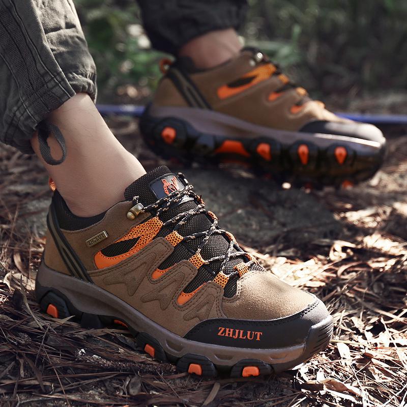 (⏰Limited Time Sale 70% OFF) Men's Outdoor Orthopedic Ankle Support Boots Waterproof Non-slip Wide Toe Hiking Boots