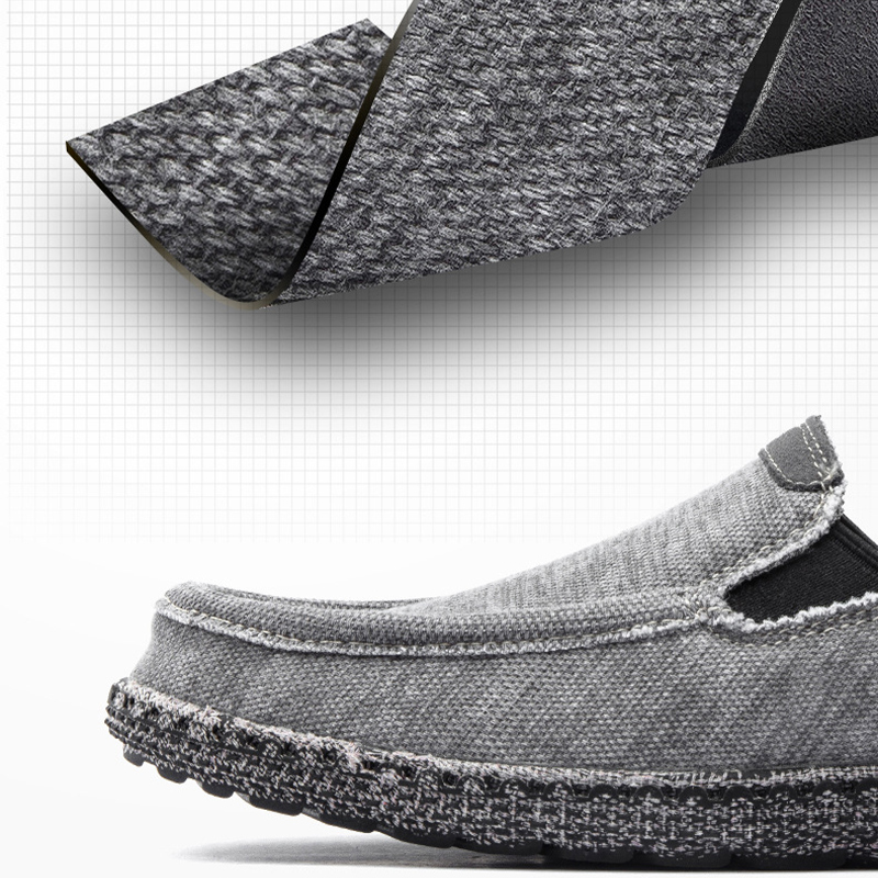 MEN'S COMFORTABLE SLIP-ON CASUAL SHOES WITH TIRE SOLES