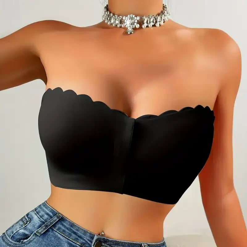 🔥Last Day❤️Seamless Front Closure Strapless Bandeau Bra