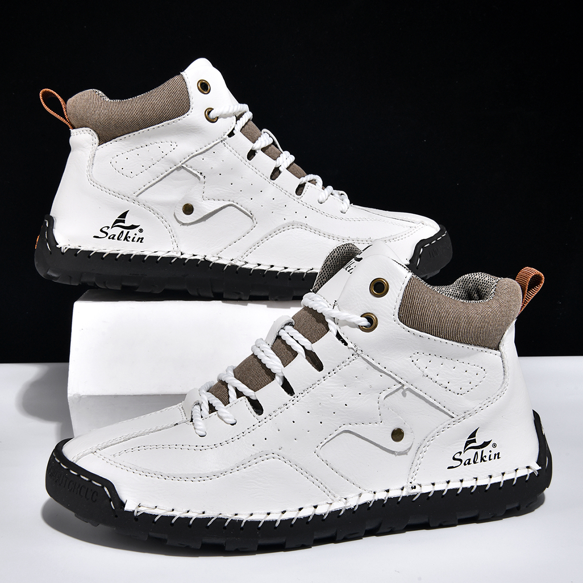 ⏰Limited Time Sale 70% OFF-Men's Orthopedic Winter Warm and Cozy Hiking Boots | Non-slip | Arch Support | Waterproof | Wide Toe - Ideal For Winter Outdoor Adventures