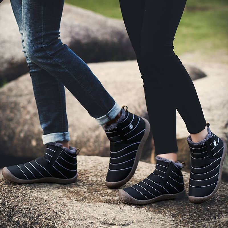 Couple's high-top warm snow boots