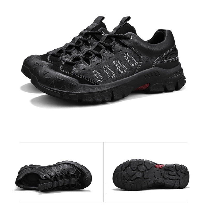 ✅ Built for Safety & Comfort – Men’s Steel Toe Safety Work Shoes, Puncture-Resistant, Arch Support, Wide Toe Box, Breathable, Lightweight & Slip-Resistant