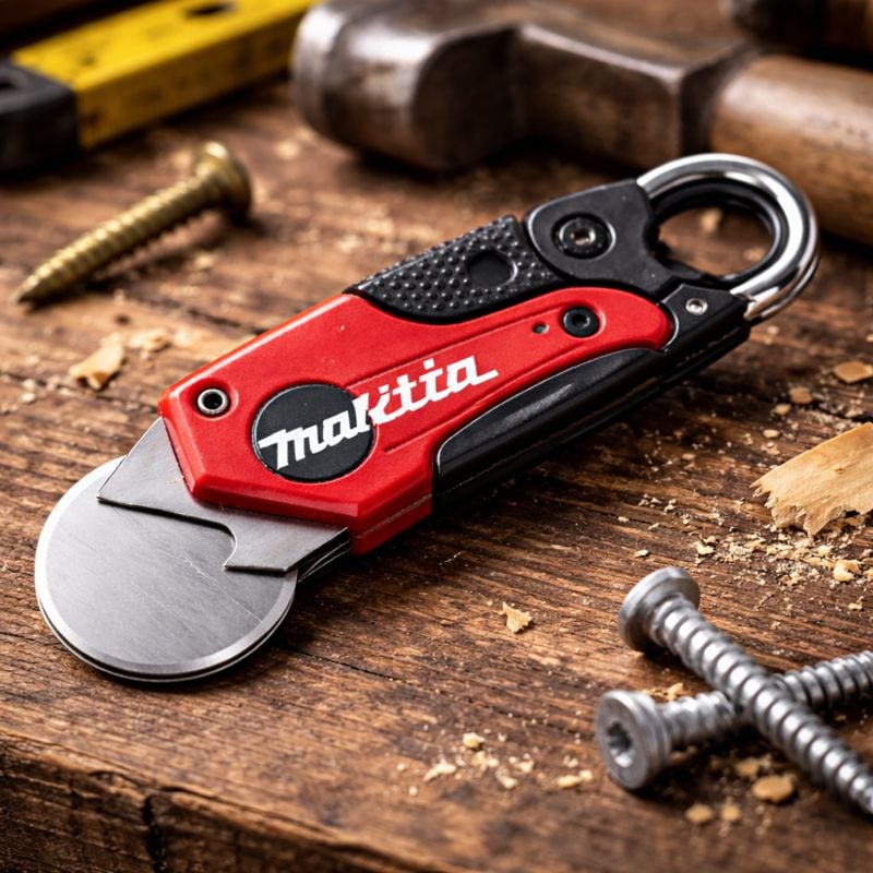 🛠️2-in-1 Makita-inspired mini utility knife: On-the-Go Smoothing Tool + Tool Enthusiast Collectible