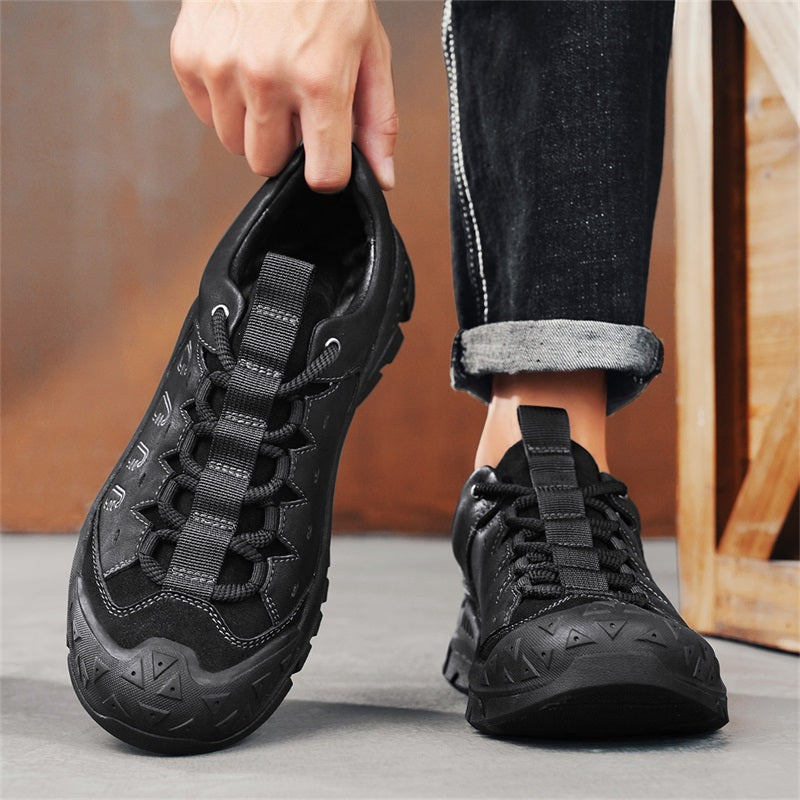 ✅ Built for Safety & Comfort – Men’s Steel Toe Safety Work Shoes, Puncture-Resistant, Arch Support, Wide Toe Box, Breathable, Lightweight & Slip-Resistant