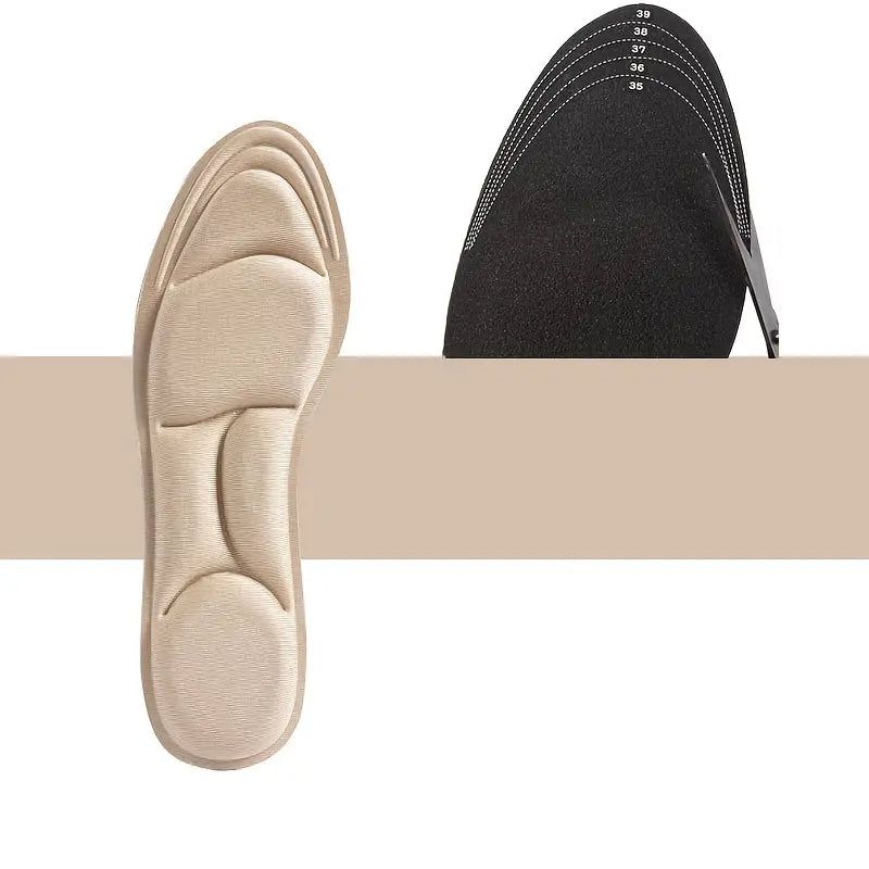 6D Orthopedic Insoles With Arch Support, Memory Foam Insole Designed For Aching, Swollen, Diabetic Or Sore Arthritic Feet