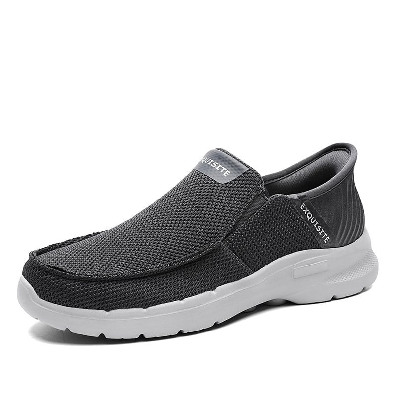 Men's Canvas Loafers Breathable Non-slip Casual Shoes