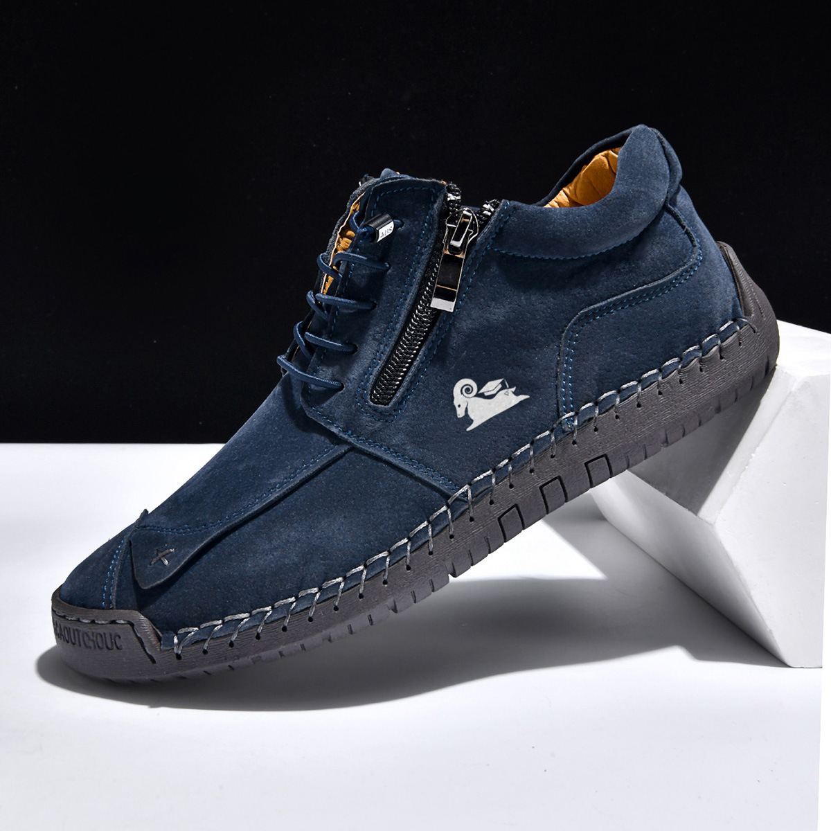 Women's Orthopedic Casual Leather Boots - Arch Support, Waterproof, Pressure Relief for Everyday & Travel