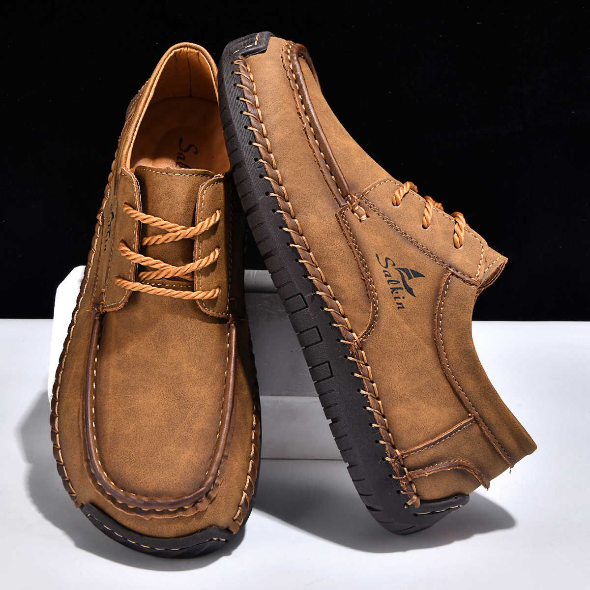 Men's Orthopedic Walking Boots - Non-Slip Ankle Support Comfortable Hiking Boots