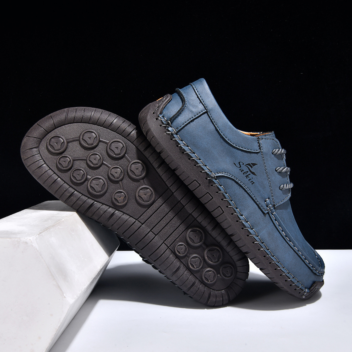 Men's Orthopedic Walking Boots - Non-Slip Ankle Support Comfortable Hiking Boots