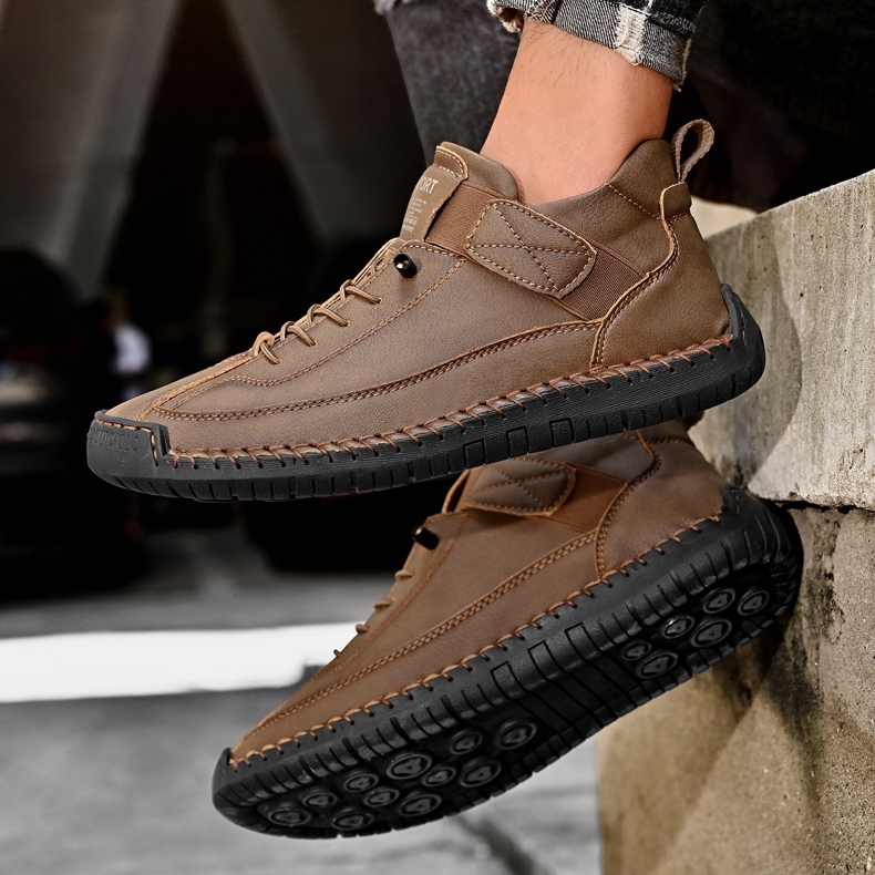 🔥Best-1 Seller 2026💥Men's Leather Mid-Top Martin Boots