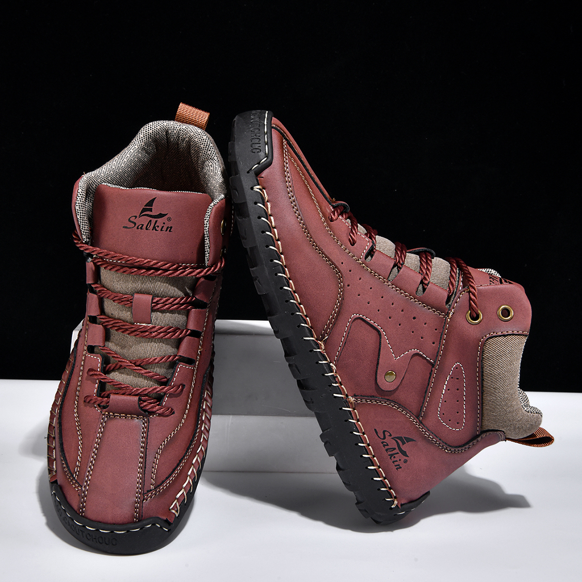 ⏰Limited Time Sale 70% OFF-Men's Orthopedic Winter Warm and Cozy Hiking Boots | Non-slip | Arch Support | Waterproof | Wide Toe - Ideal For Winter Outdoor Adventures