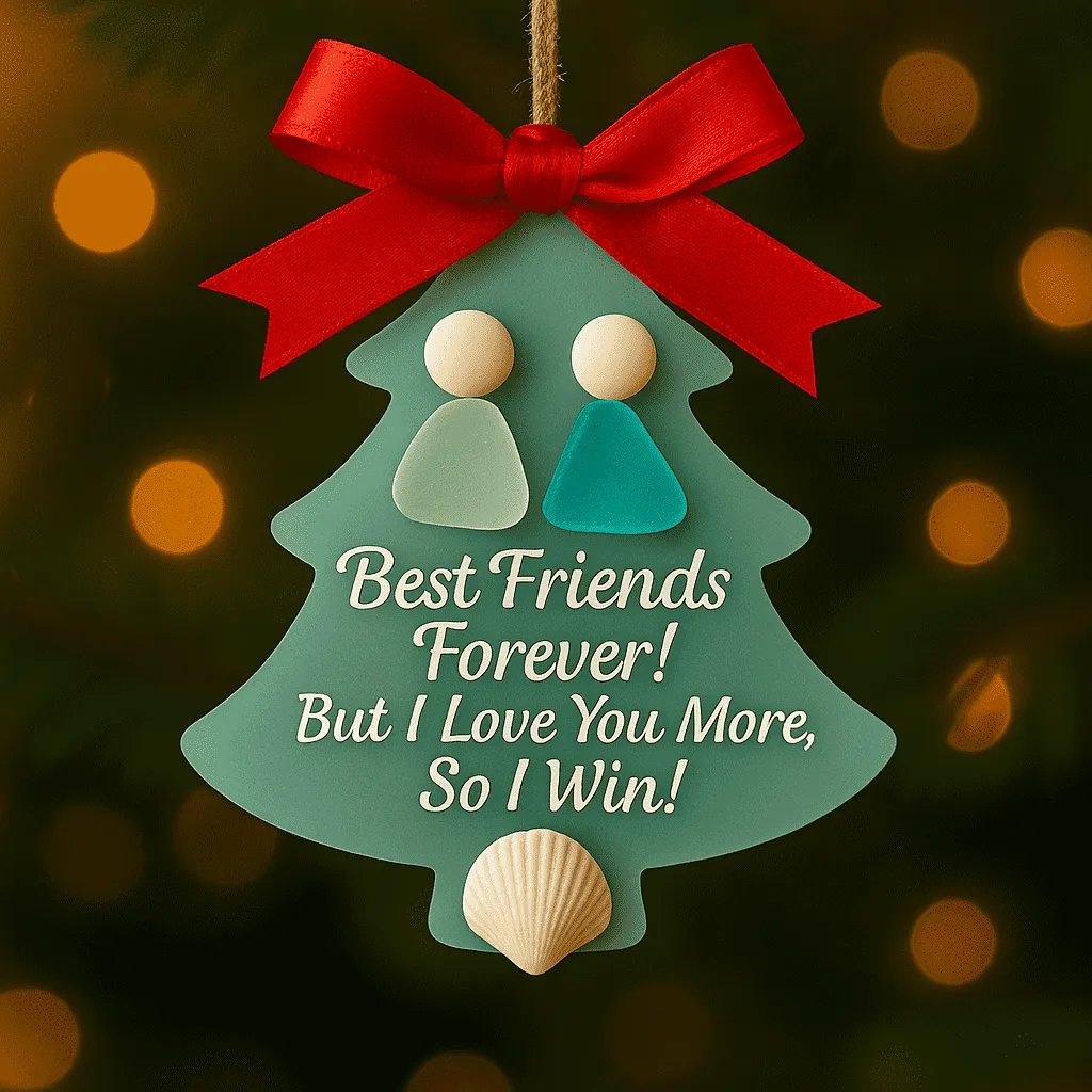 🔥Early Christmas 49% OFF - 🎄2025 Handmade Sea Glass Christmas-Themed Ornaments (Gift for Family and Friends)