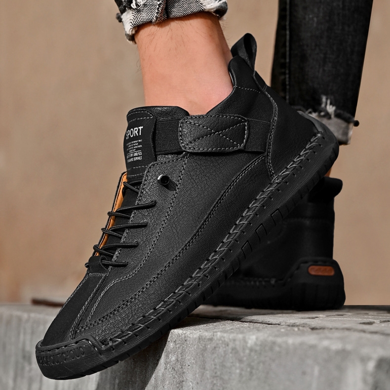 🔥Best-1 Seller 2026💥Men's Leather Mid-Top Martin Boots