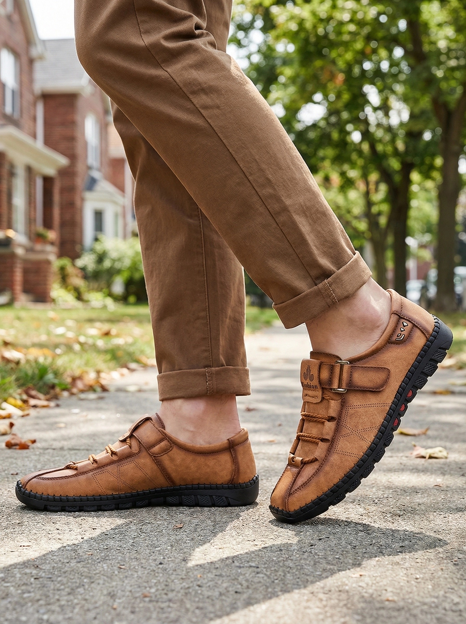 Realistic Casual Shoe Street Style