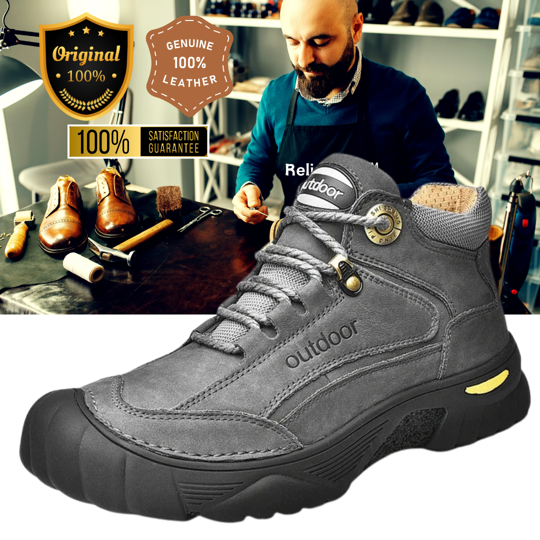 OrthoTrail™⏰Promotion - 70% OFF🔥 Explorer: Premium Handmade Leather Boots for Men