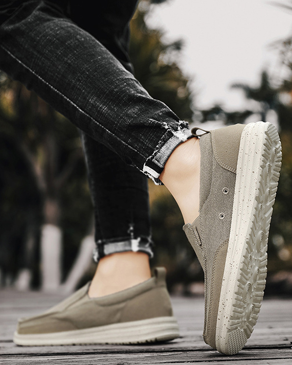 MEN'S CASUAL CANVAS SHOES