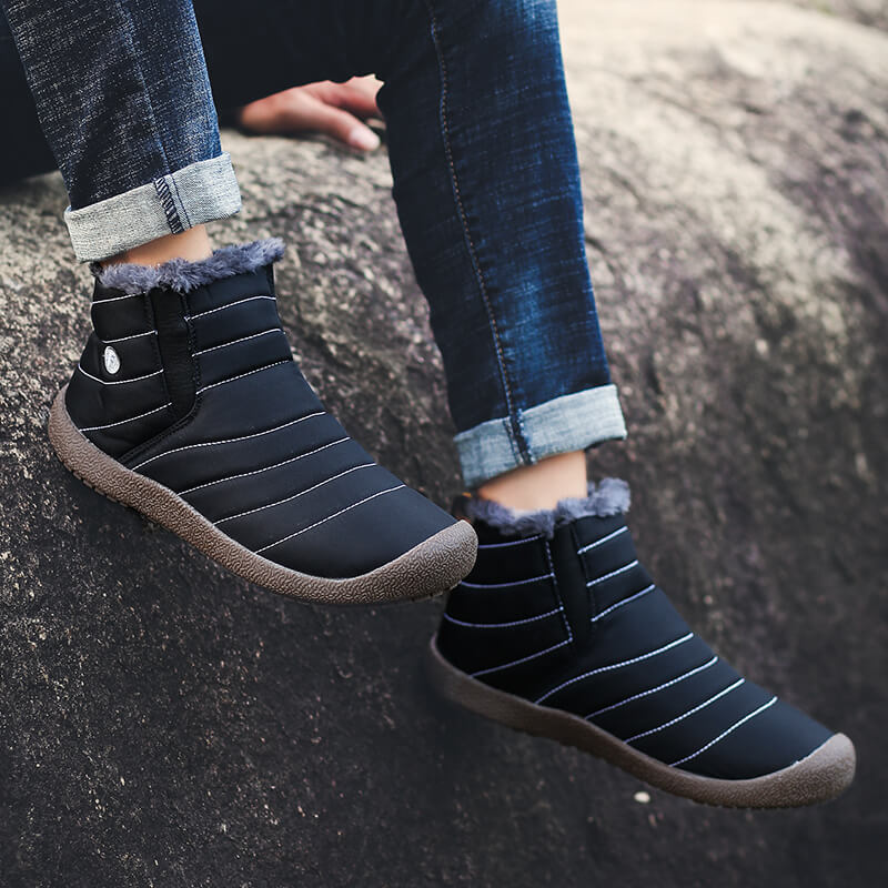 Couple's high-top warm snow boots