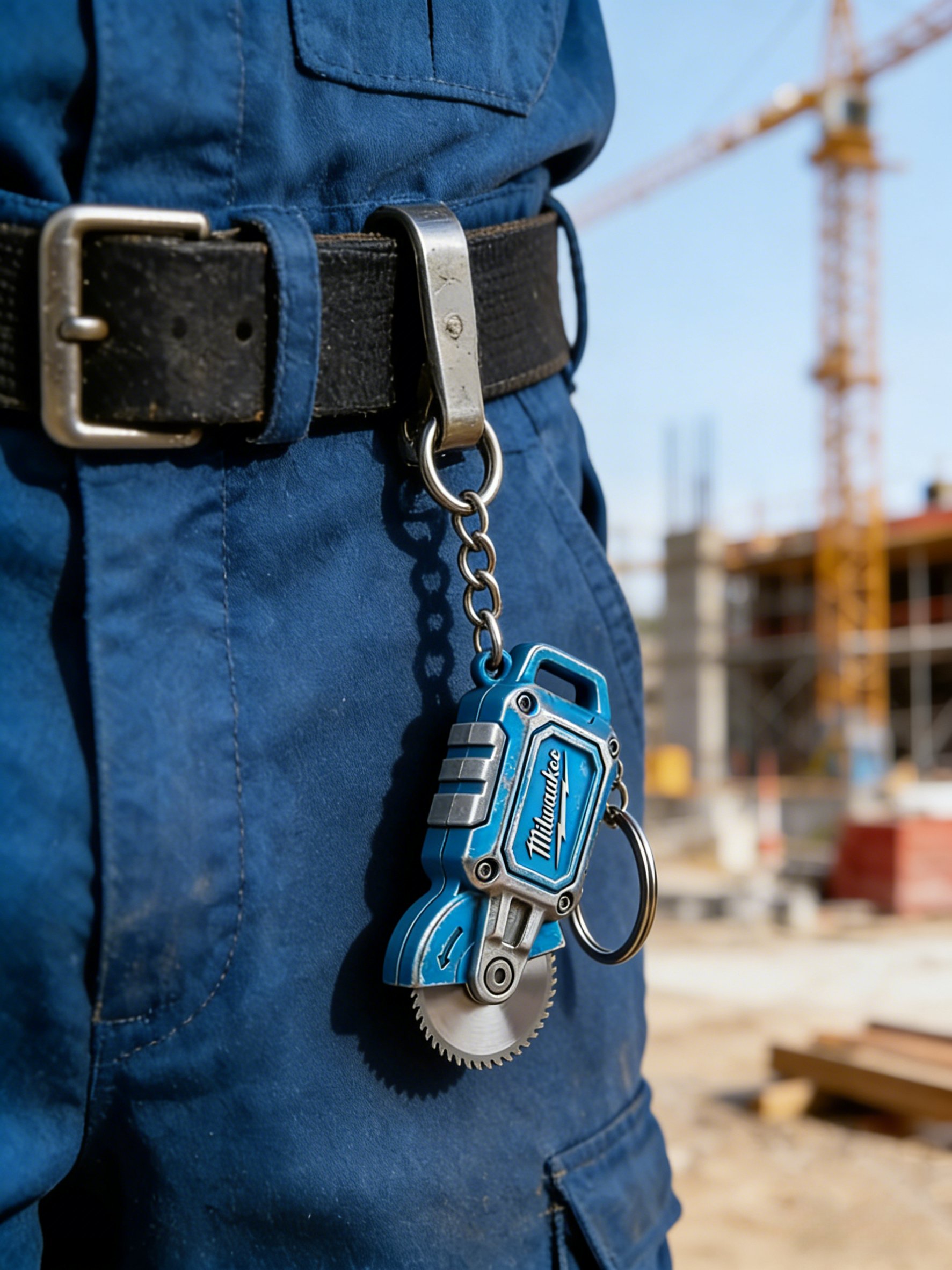 🛠️2-in-1 Milwaukee-Inspired Mini Cut-Off Saw Keychain: On-the-Go Smoothing Tool + Tool Enthusiast Collectible