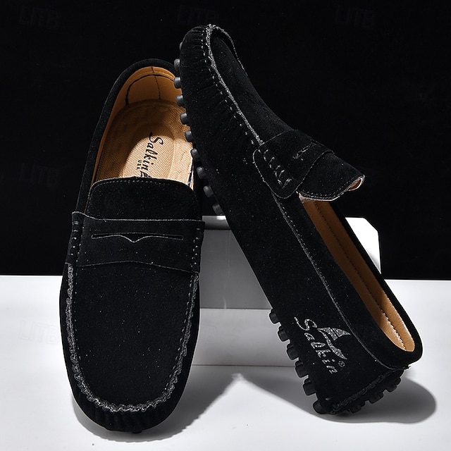 Men's Yellow Loafers Lightweight Slip-On Driving Moccasins Casual Fashion Shoes for Summer Travel, Beach Outings, Parties and Everyday Style