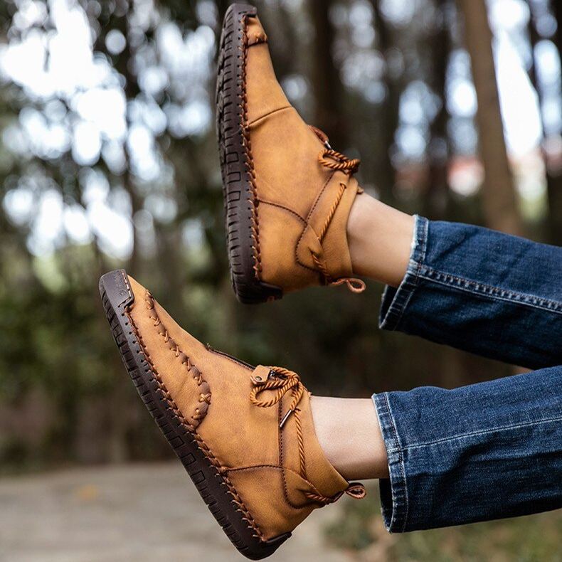 Men's Warm Plush Outdoor Boots