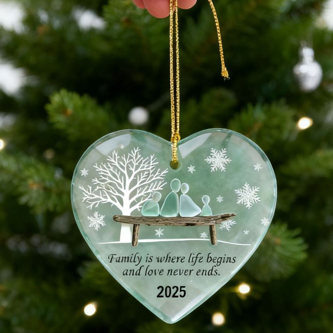 💙Heart-shaped Sea Glass Friendship Decor✨Shaped by Nature & Crafted by Hand