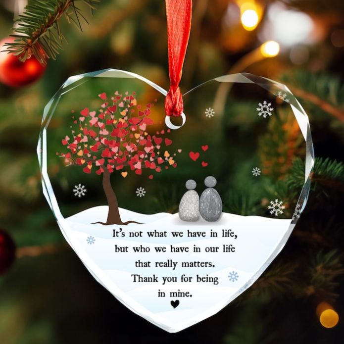 Timeless Friendship Sea Glass Heart Keepsake