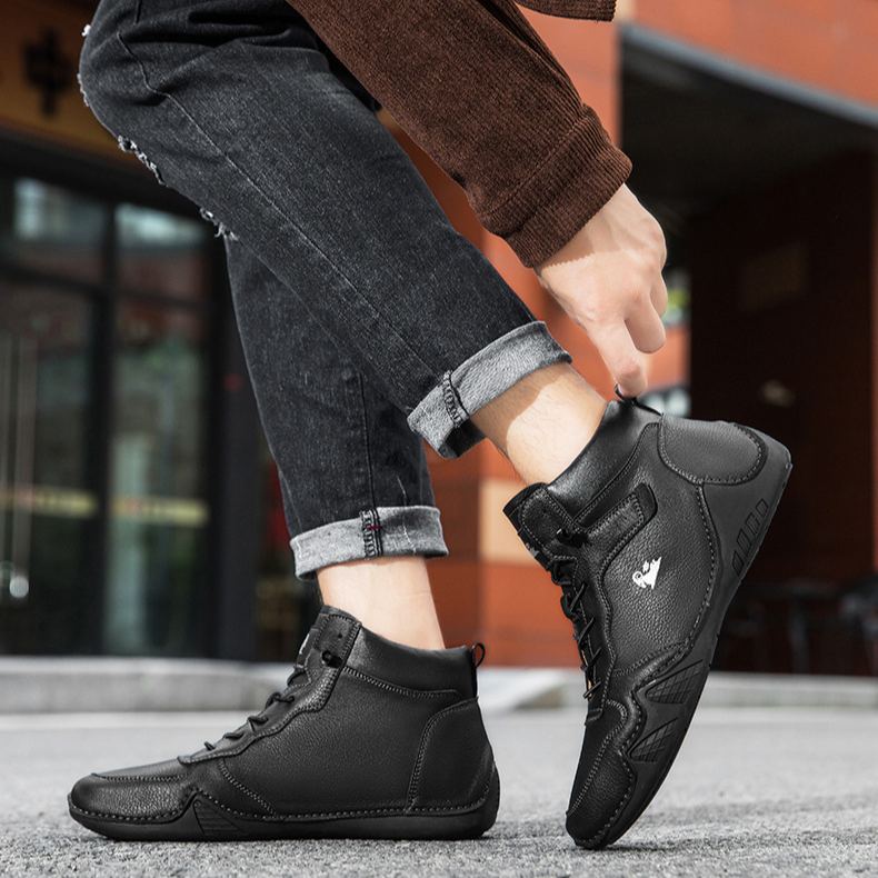 ⏰70% OFF - 2026 Newest Men's Orthopedic Leather Hiking Shoes