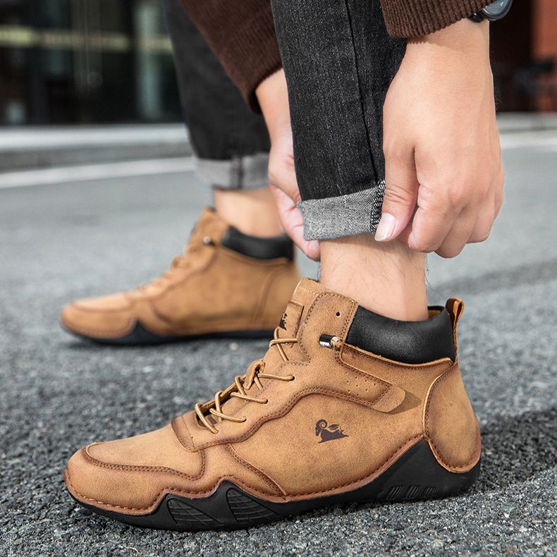 ⏰70% OFF - 2026 Newest Men's Orthopedic Leather Hiking Shoes