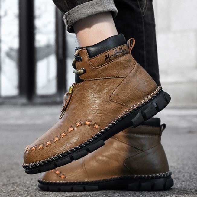 ⏰Clearance Sale-70%OFF🔥 Men's Orthopedic Safety Work Shoes – Protective Toe | Ankle Support | Waterproof & Lightweight | Shock-Absorbing | Non-Slip | Durable for 3 Years