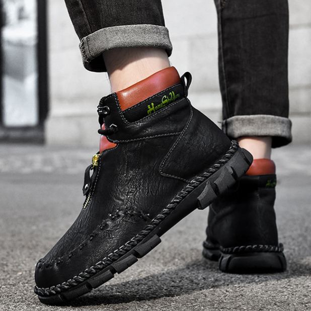 ⏰Clearance Sale-70%OFF🔥 Men's Orthopedic Safety Work Shoes – Protective Toe | Ankle Support | Waterproof & Lightweight | Shock-Absorbing | Non-Slip | Durable for 3 Years