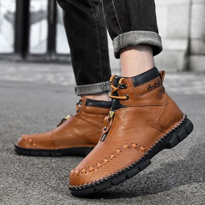 ⏰Clearance Sale-70%OFF🔥 Men's Orthopedic Safety Work Shoes – Protective Toe | Ankle Support | Waterproof & Lightweight | Shock-Absorbing | Non-Slip | Durable for 3 Years