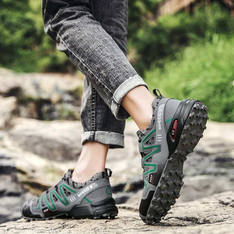 Men's Orthopaedic Running & Hiking Shoes Work Safety Toe Tactical Non-Slip Durable Trekking Sneakers Men Footwear