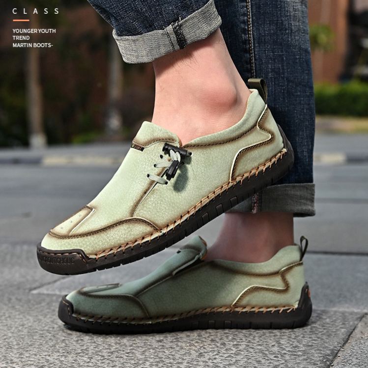 2026 Comfortable Handmade Leather Loafers for Women | Casual Slip-On Walking Shoes