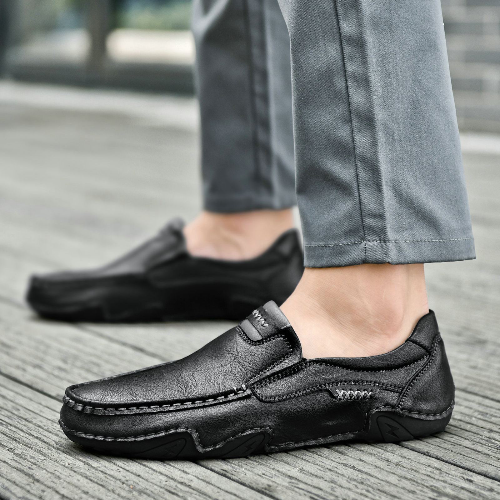 Last Day 70% OFF🔥Men's Genuine Calfskin Leather Slip-On Loafers